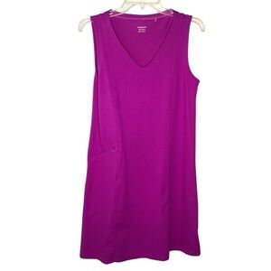 Toad&Co Aquaculture Dress Sz M Purple EUC
